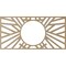 Ekena Millwork Hoover Wood Fretwork Pierced Ceiling Medallion, Birch, 26"W x 13"H x 9 5/8"ID x 3/8"T CMWP26X13X0375HOBI - alternate 5